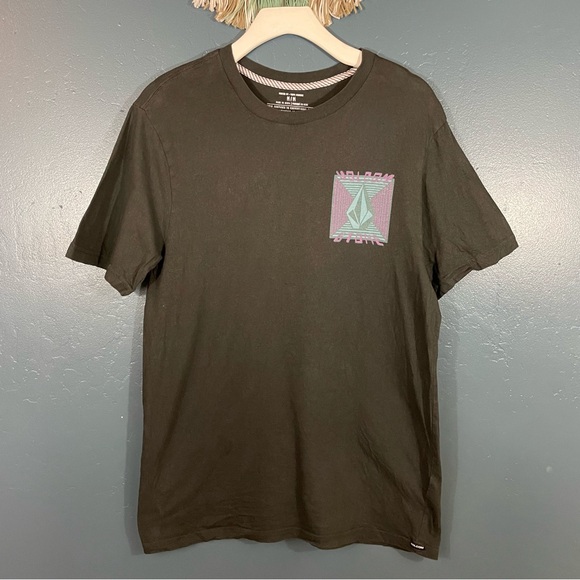 Volcom Men’s Gray Short Sleeve Crewneck Logo Graphic Tee Size M - Picture 1 of 4